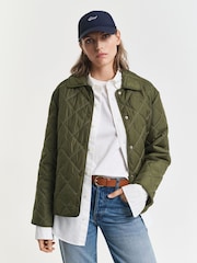 GANT Green Quilted Jacket - Image 3 of 5