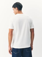 GANT Cream 100% Cotton Tonal Shield T-Shirt - Image 2 of 2
