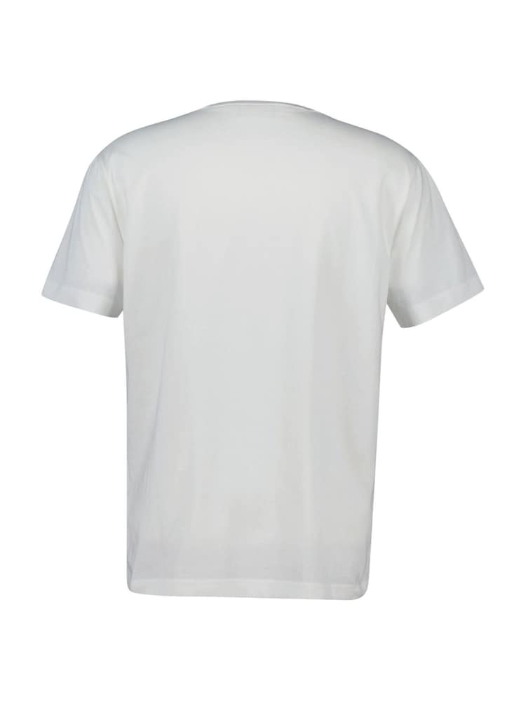 GANT Cream 100% Cotton Tonal Shield T-Shirt - Image 5 of 5