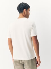 GANT Cream Relaxed Fit Miami Graphic T-Shirt - Image 2 of 5