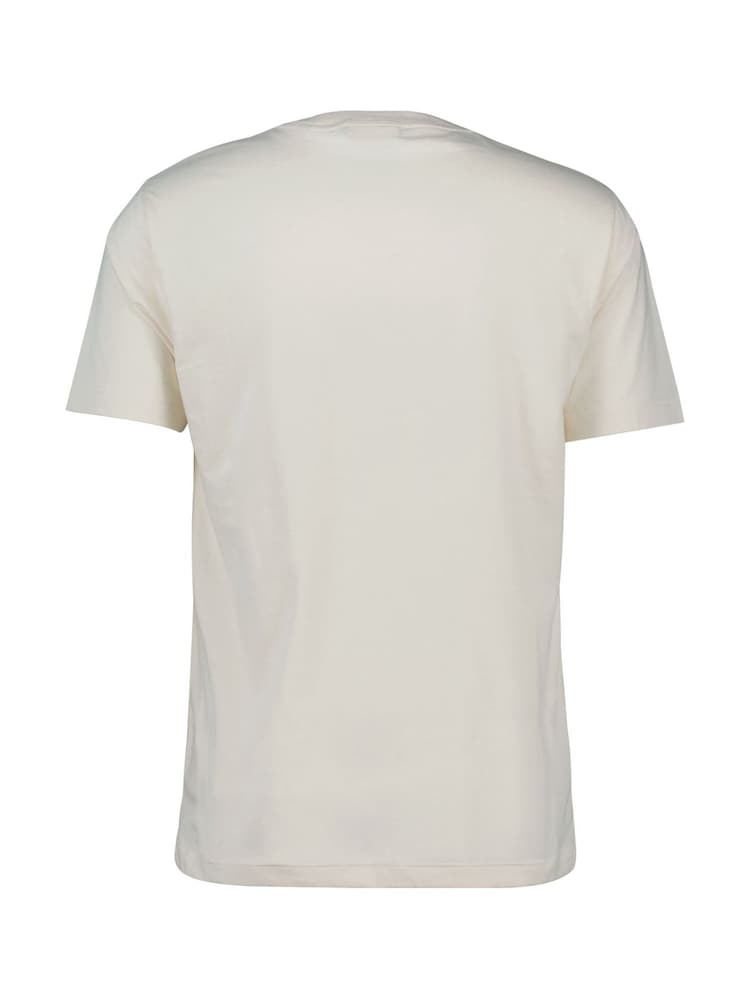 GANT Cream Relaxed Fit Miami Graphic T-Shirt - Image 5 of 5