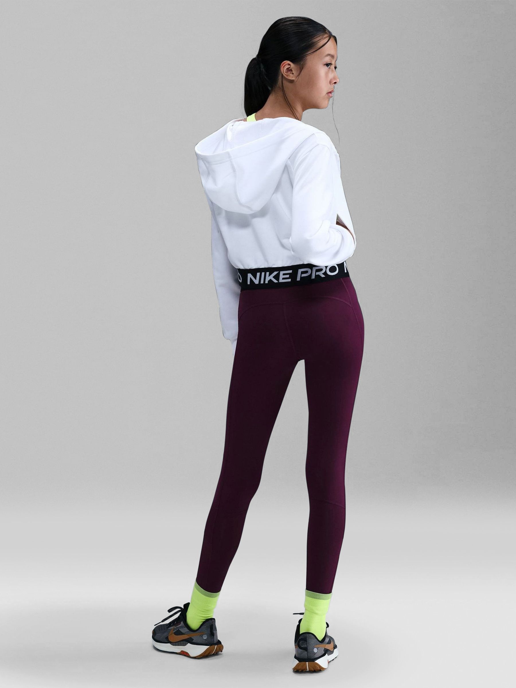 nike womens leggings burgundy