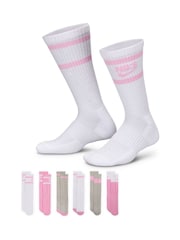 Nike Multi color Kids Cushioned Crew Socks 6 Pack - Image 1 of 4