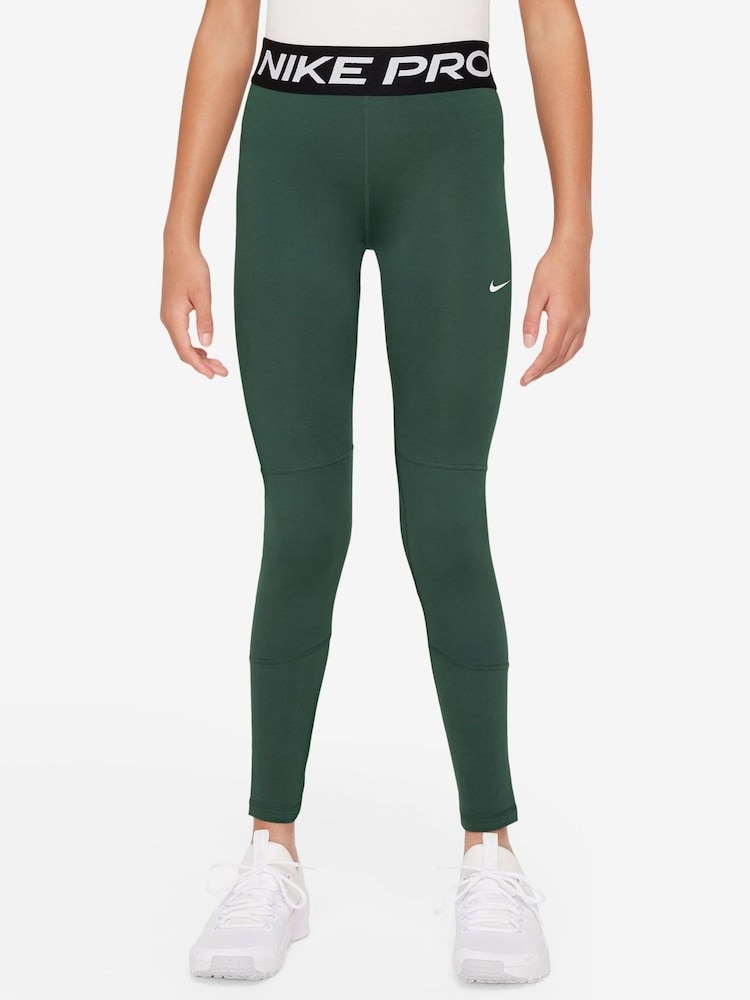 Nike Fir Green Dri-FIT High Waisted Pro Leggings - Image 1 of 3