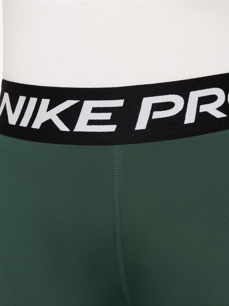 Nike Fir Green Dri-FIT High Waisted Pro Leggings - Image 3 of 3