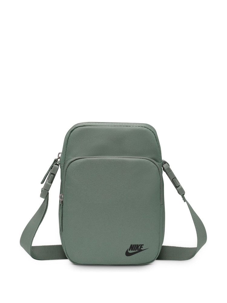 Nike Clay Green Heritage Cross-Body Bag (4L) - Image 1 of 7 Nike Clay Green Heritage Cross-Body Bag (4L) - Image 1 of 7