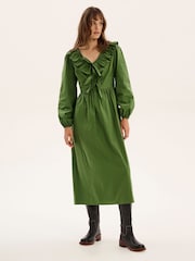 Omnes Green Amy-Leigh 100% Cotton Dress - Image 1 of 5