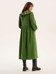 Omnes Green Amy-Leigh 100% Cotton Dress - Image 3 of 5