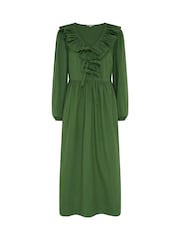 Omnes Green Amy-Leigh 100% Cotton Dress - Image 5 of 5