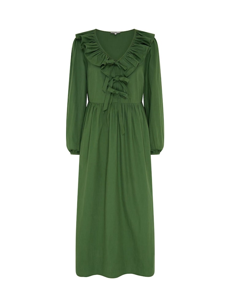 Omnes Green Amy-Leigh 100% Cotton Dress - Image 5 of 5