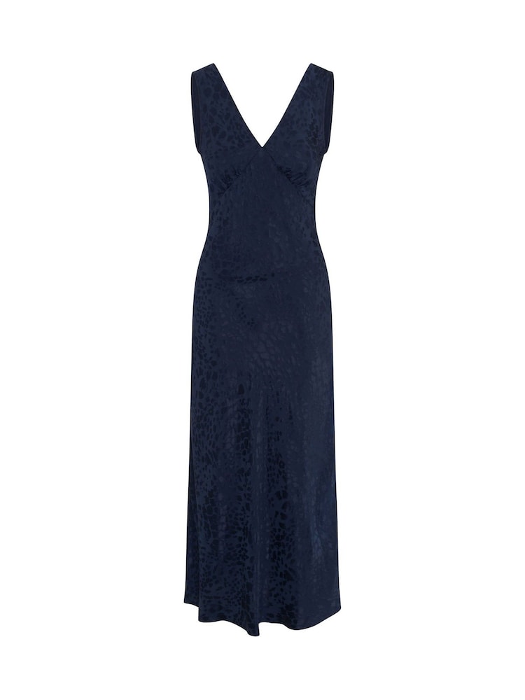Omnes Navy Iris Maxi Dress - Image 5 of 5