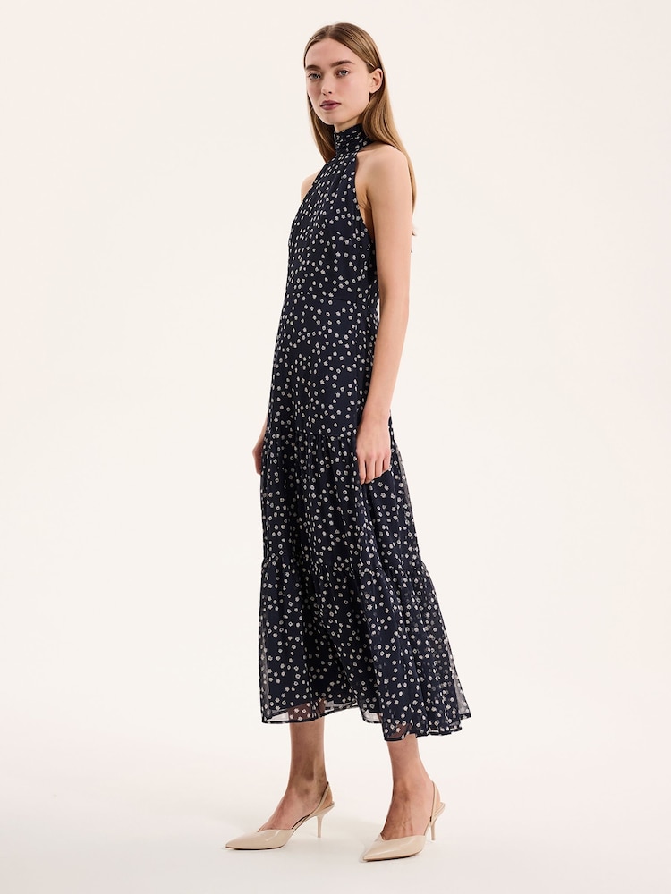 Omnes Blue Romeo Midi Dress - Image 2 of 4