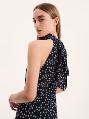 Omnes Blue Romeo Midi Dress - Image 4 of 4