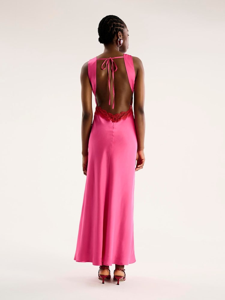 Omnes Pink Aurelia Lace Dress - Image 2 of 5