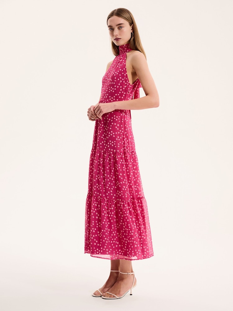 Omnes Pink Romeo Midi Dress - Image 2 of 5
