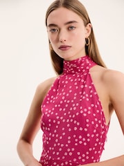 Omnes Pink Romeo Midi Dress - Image 3 of 5