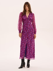 Omnes Purple Mary-Rose Dress - Image 1 of 5
