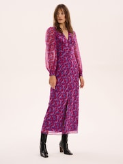 Omnes Purple Mary-Rose Dress - Image 2 of 5