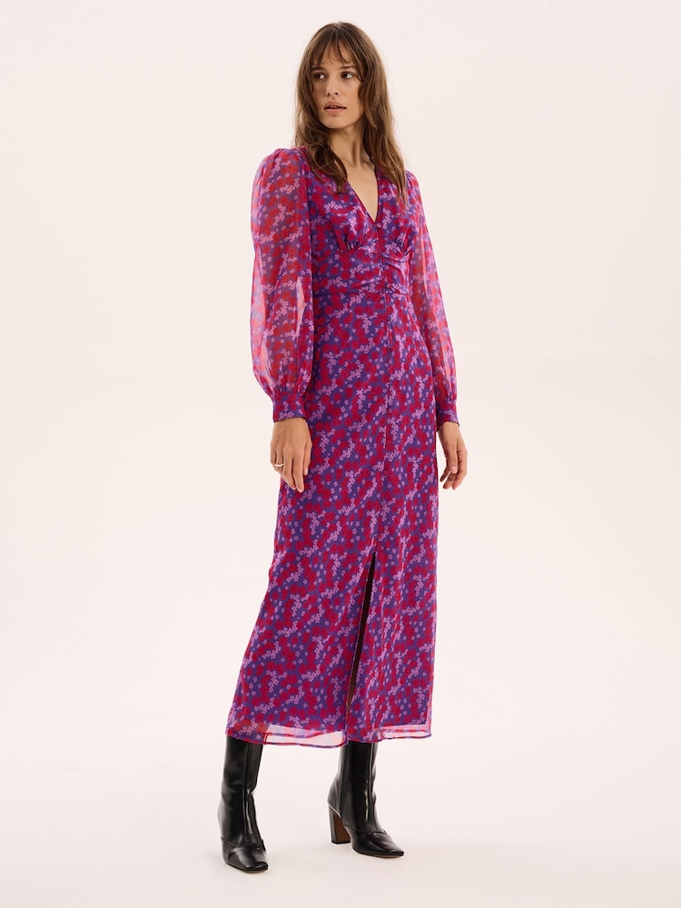 Omnes Purple Mary-Rose Dress - Image 2 of 5