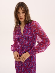 Omnes Purple Mary-Rose Dress - Image 4 of 5