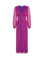 Omnes Purple Mary-Rose Dress - Image 5 of 5