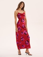Omnes Red Ginny Maxi Dress - Image 2 of 5