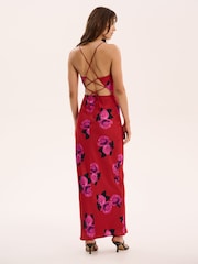 Omnes Red Ginny Maxi Dress - Image 3 of 5