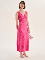 Omnes Pink Iris Maxi Dress - Image 1 of 5