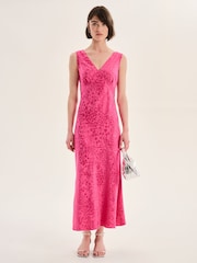 Omnes Pink Iris Maxi Dress - Image 4 of 5