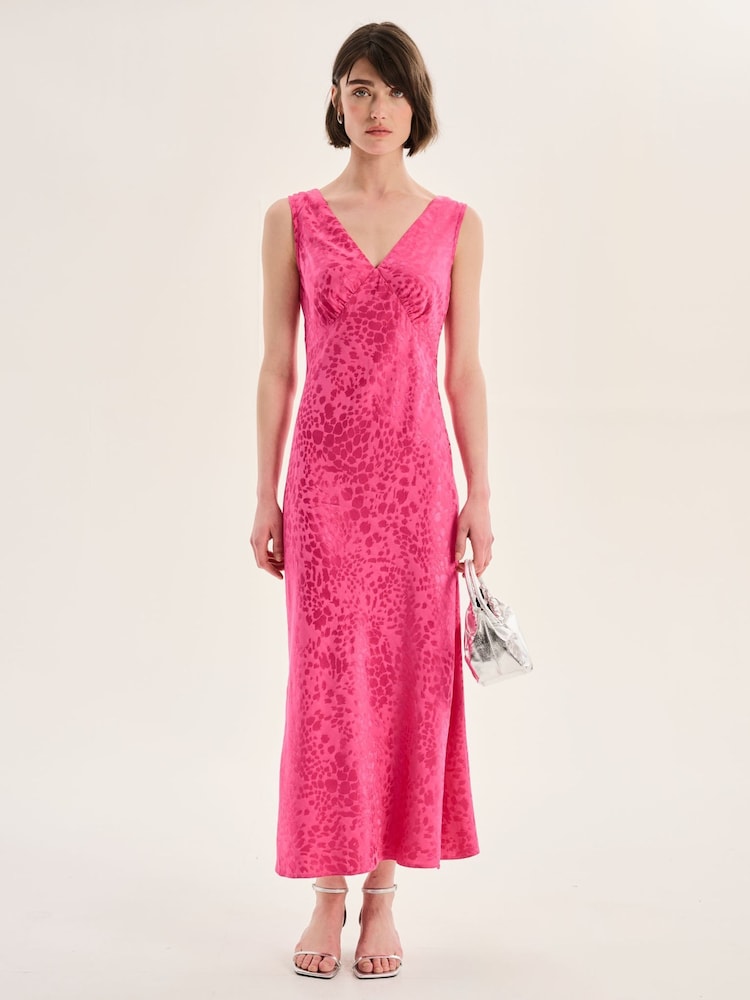 Omnes Pink Iris Maxi Dress - Image 4 of 5
