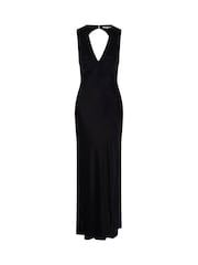 Omnes Black Nova Maxi Tie Back Dress - Image 5 of 5