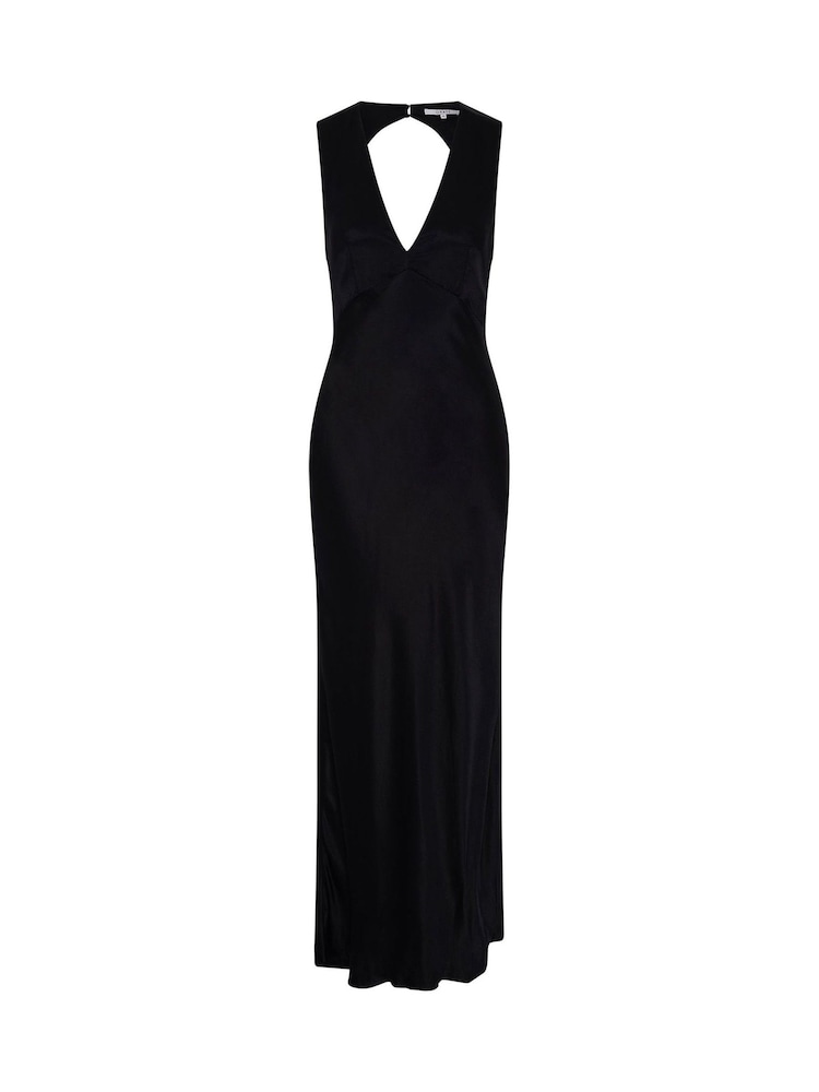 Omnes Black Nova Maxi Tie Back Dress - Image 5 of 5