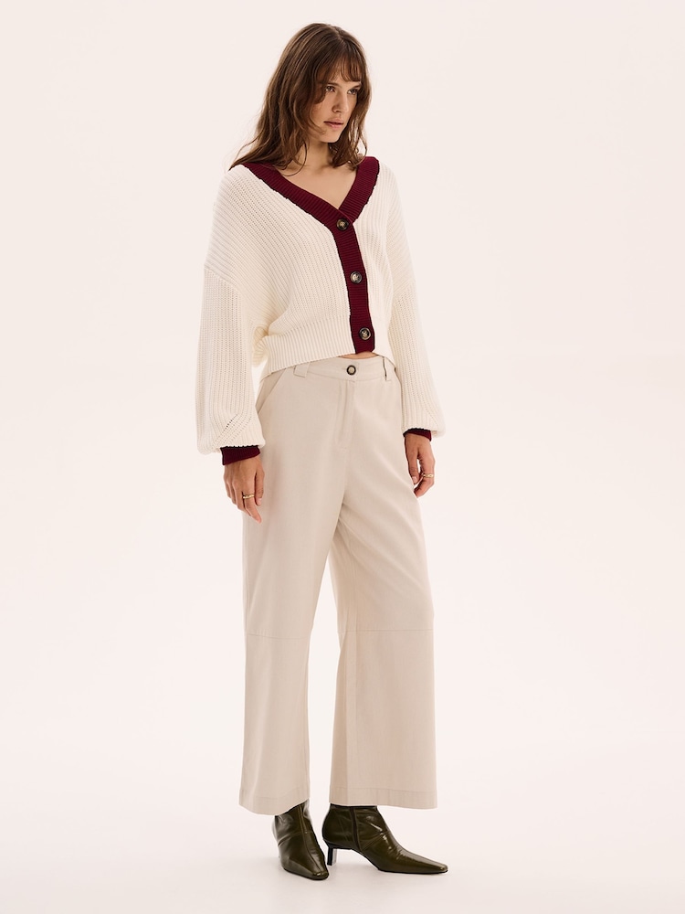 Omnes Cream Hopper 100% Cotton Cardigan - Image 2 of 5