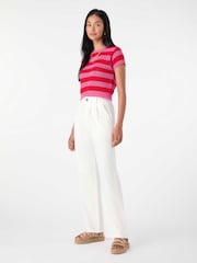 Omnes Light Pink Lexi Colourblock Jumper - Image 1 of 5