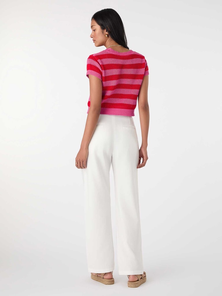 Omnes Light Pink Lexi Colourblock Jumper - Image 2 of 5