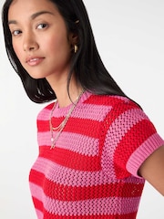 Omnes Light Pink Lexi Colourblock Jumper - Image 4 of 5