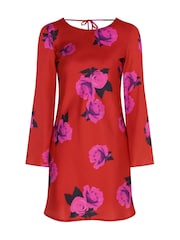 Omnes Red Roberta Mini Dress - Image 5 of 5