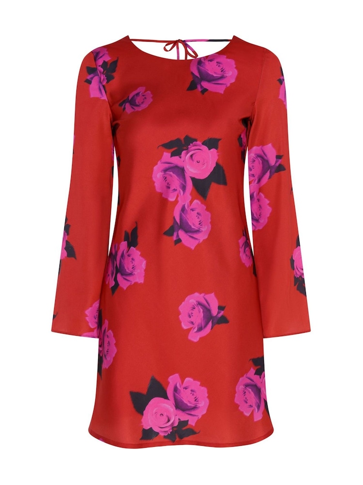 Omnes Red Roberta Mini Dress - Image 5 of 5