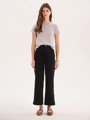 Черный - Omnes Orielle Cord 100% Cotton Trousers - Image 1 of 5