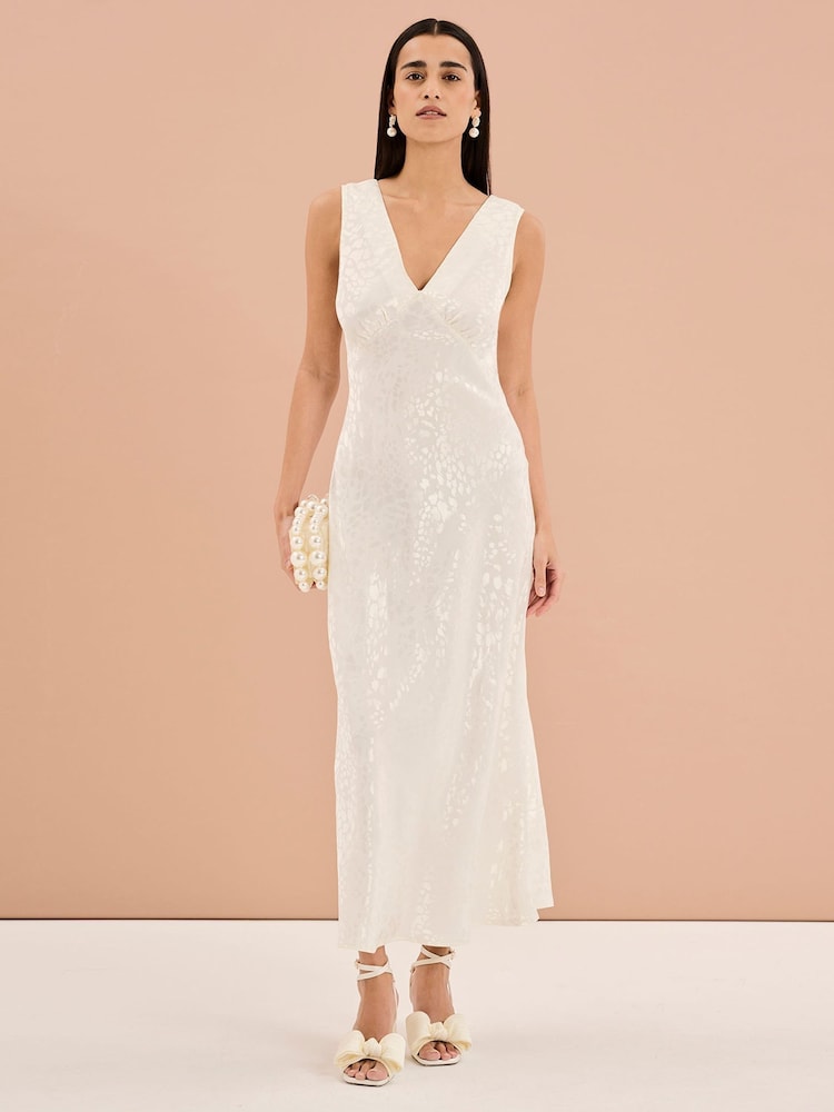Omnes White Iris Maxi Dress - Image 1 of 5 Omnes White Iris Maxi Dress - Image 1 of 5