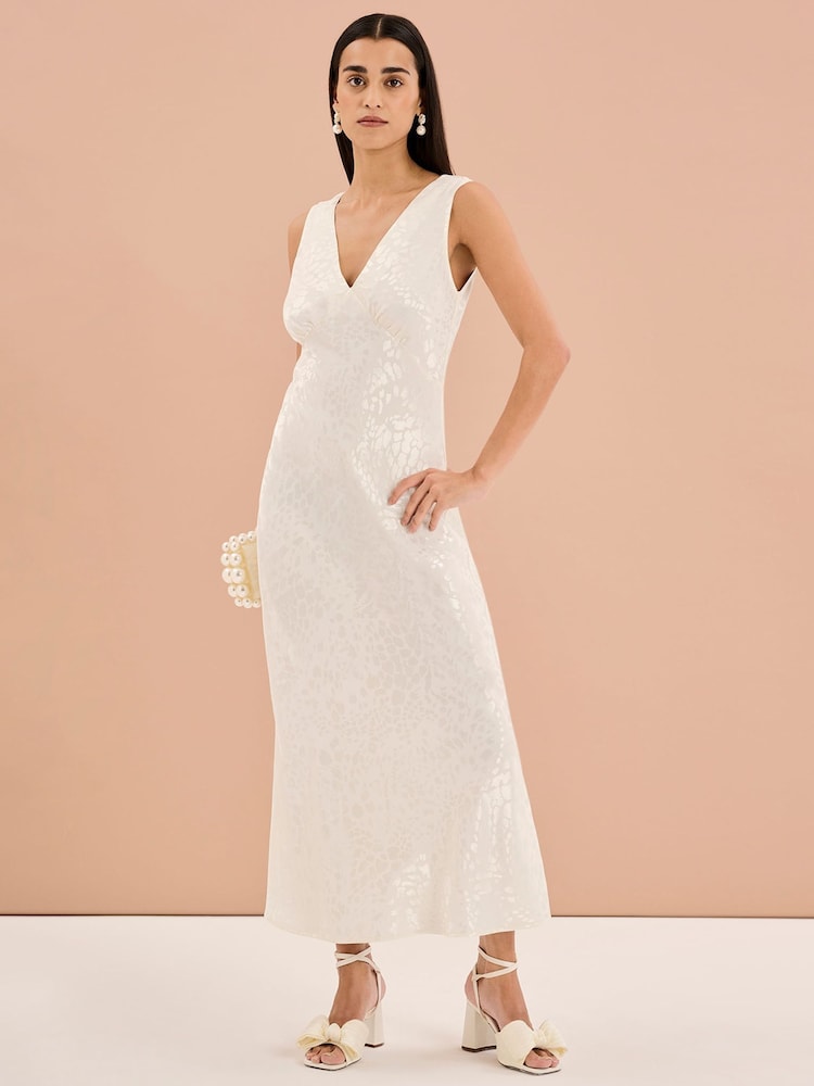 Omnes White Iris Maxi Dress - Image 2 of 5 Omnes White Iris Maxi Dress - Image 2 of 5