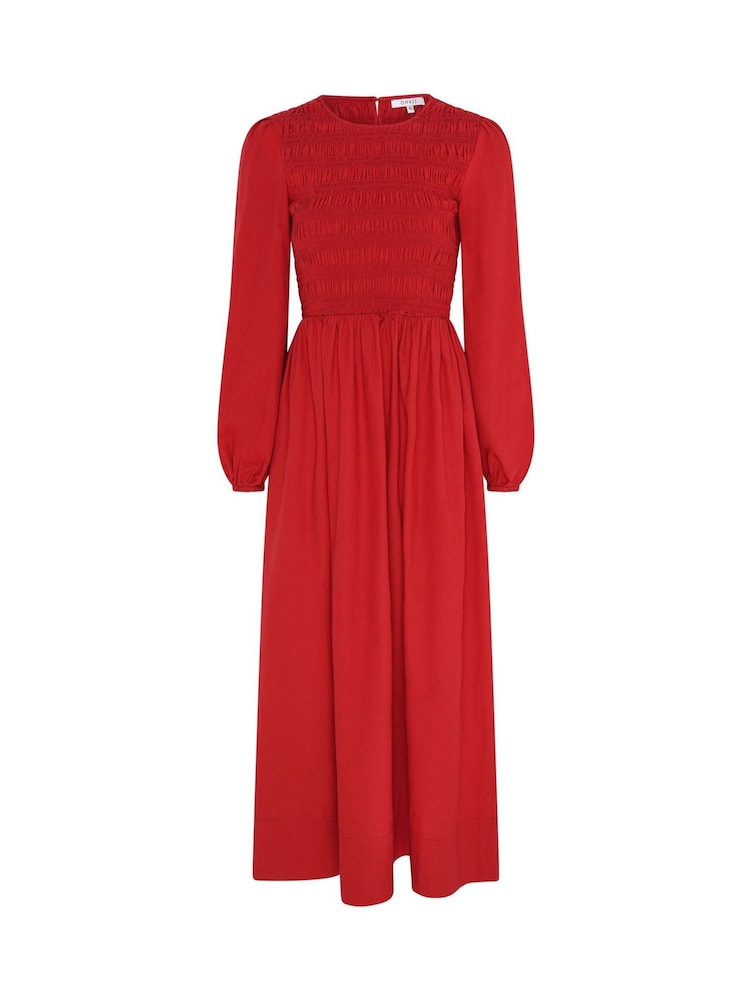 Omnes Red Saint 100% Cotton Dress - Image 5 of 5