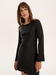 Omnes Black Roberta Mini Dress - Image 4 of 5