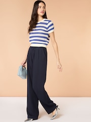 Omnes Blue Lexi Colourblock Jumper - Image 2 of 5