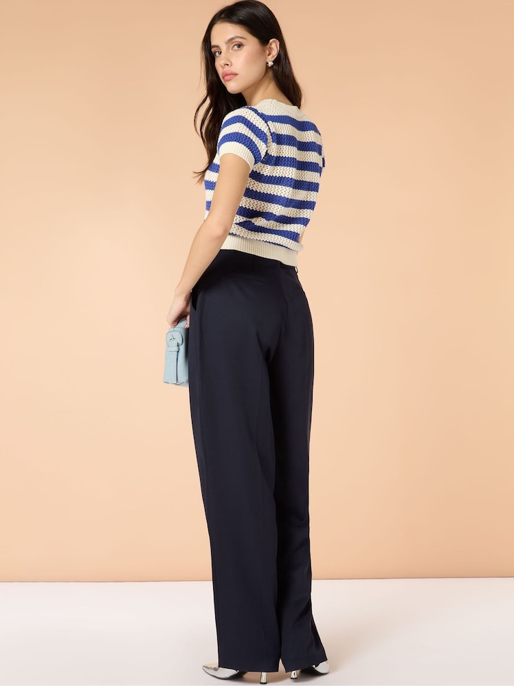 Omnes Blue Lexi Colourblock Jumper - Image 3 of 5
