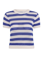 Omnes Blue Lexi Colourblock Jumper - Image 5 of 5