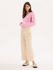 Кремовый - Omnes Orielle Cord 100% Cotton Trousers - Image 2 of 5