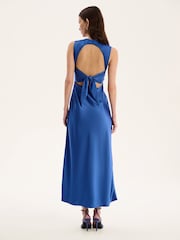 Omnes Cobalt Nova Maxi Tie Back Dress - Image 2 of 5