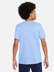 Nike Blue Dri-FIT Miler Training Top - Image 3 of 4