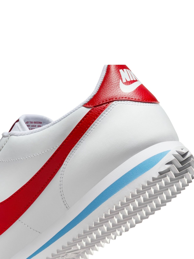 Nike Red/White Cortez Leather Trainers - Image 11 of 11 Nike Red/White Cortez Leather Trainers - Image 11 of 11